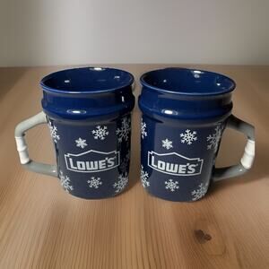 2 Lowes Black Friday Exclusive Bucket Coffee Mug 2025 Christmas Holiday Promo